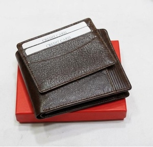 Tarjetero de Cuero Genuino Hecho a Mano, Minimalista, para Hombre y Mujer, Duradero, para Guardar Tarjetas de Crédito, en Venta - Product Image 3