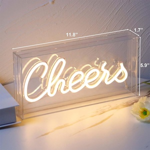 Letrero Luminoso LED USB 3D con Brillo Ajustable y Resistente a la Intemperie para Decoración de Paredes de Bares y Uso en Fiestas - Product Image 3