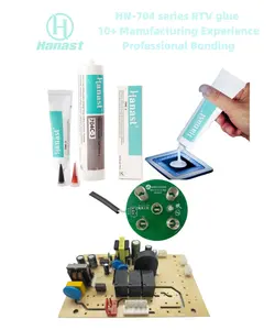 Hanast 704 Series Glue Thermal Insulation Bonding Sealing Waterproof LED Home Appliance PCB Control Panel Rtv Silicone Adhesive