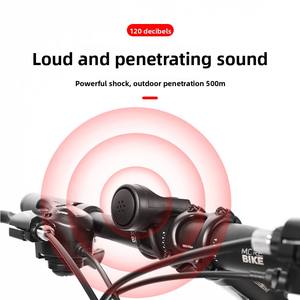 Vente en gros de klaxons USB pour vélo, accessoires de sécurité pour VTT, anneau de sécurité imperméable pour le cyclisme - Product Image 2