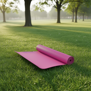 Tapete de Yoga de PVC Rojo Rosa, 173*61*0.3cm, Tapete de Ejercicio de Alta Calidad para Fitness y Entrenamiento - Product Image 3
