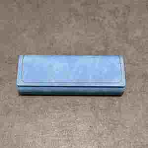 Custom Logo Screen Printed Leather Optical Reading <b>Glasses</b> <b>Case</b> & Sunglasses Pouch - Product Image 2