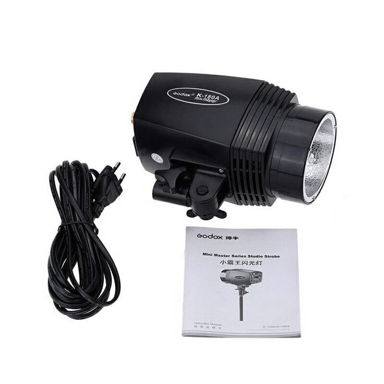 Godox K180A Mini Master Studio Flash: 180W Portable Strobe Light 