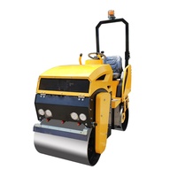 Rouleau vibratoire à tambour unique économique de 330 kg et 600 mm pour les projets de pavage en béton