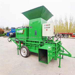 Petite machine à emballer le foin Machine à emballer la fibre de sisal Machine à emballer hydraulique - Product Image 1