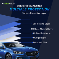Film de protection de carrosserie automobile en TPU PPF auto-cicatrisant super brillant, couleur argent métallisé, qualité usine, 1,52x15m, rouleau de film changeant de couleur