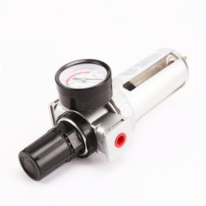 Filtre de traitement de source d'air vanne de régulation de pression peinture duplex séparateur huile-eau séparateur lubrificateur - Product Image 4