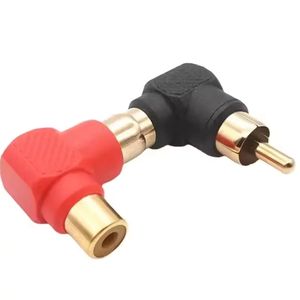 BSSY 90 度 RCA 直角连接器插头适配器 公对母 <span class=keywords><strong>M</strong></span>/F 弯头音频适配器 - Product Image 4