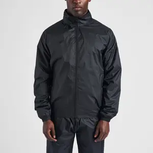 VK Mens Waterproof Rain Jacket with Hooded Softshell Raincoat Lightweight Windbreaker for Outdoor Hiking Travel