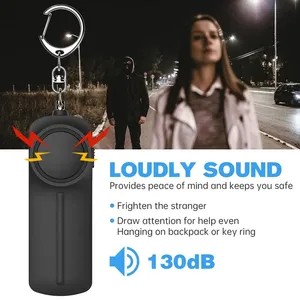 Personal <strong>Security</strong> <strong>Alarm</strong> Self Defense 130dB Loud Keychain Portable Safety Anti-satyr Women Child Elder Girl Emergency - Product Image 3