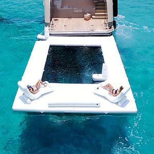 Protecteur de <span class=keywords><strong>piscine</strong></span> flottant gonflable en PVC de haute qualité avec filet anti-méduses pour la natation en mer pour enfants - Product Image 3