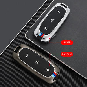 Étui de protection pour <span class=keywords><strong>clé</strong></span> de voiture en alliage de zinc et gel de silice pour LEADING IDEAL Lixiang L8 L9 ONE, porte-clés, accessoires de sac - Product Image 6