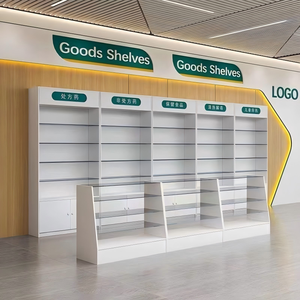 Exhibidores de Farmacia Modernos Personalizados, Precio de Fábrica, Muebles para Tiendas Minoristas, Estantes para Supermercados - Product Image 1