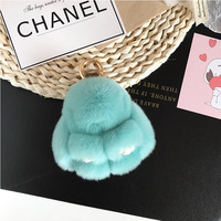 Boneka Kelinci Rex Mini Bulu Halus Lucu Gantungan Kunci Kelinci Kecil