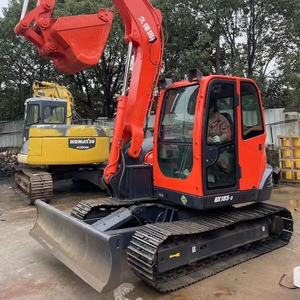 รถขุดขนาดเล็ก Kubota KX185 มือสอง สภาพดี นำเข้าจากญี่ปุ่น พร้อมระบบไฮดรอลิกแบบตีนตะขาบ - Product Image 3