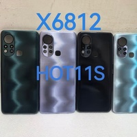 Untuk X6812S HOT11S Kit Perbaikan Ponsel TPU - Panel Casing Kaca Pintu Baterai dengan Desain Batang