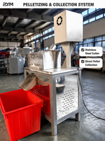 Ligne de granulation économique pour PE et PP, vis simple de 90 mm pour les startups de recyclage
