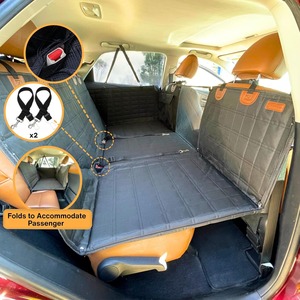 Protecteur de siège arrière pour animaux de compagnie Extension de fond dur Housse de siège de voiture étanche pour animaux de compagnie - Product Image 2