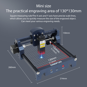 DIMIFUN A25 Macchina per Incisione Laser da Tavolo 2.5W in Vendita, Area di Lavoro 130*130mm, Macchina per Incisione Laser su Legno - Product Image 5