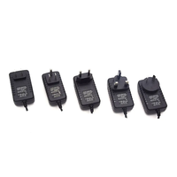 Adaptateurs d'alimentation Adaptateur secteur mural noir 5V 9V 12V 24V Alimentation cc 1a 1.5a 2a 2.5a 3a 3.5a 4a 5a Alimentation ca/cc