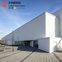 Atelier préfabriqué en structure acier moderne, très rentable, installation facile et délai de construction court pour immeuble de bureaux