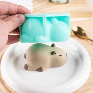 MUYULINS Factory Cute Milk Jelly Capybara Pudding Silicone Mold Home <b>Baking</b> <b>Accessories</b> - Product Image 1