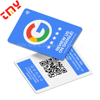 Tarjetas de Control DE ACCESO programables de plástico CR80 personalizadas, código QR, frecuencia de 13,56 MHz, NFC 213/215/216, revisión de Google, tarjeta NFC