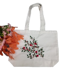 Bolsa de algodón personalizable ecológica al por mayor bolsa de compras en blanco de lona - Product Image 6