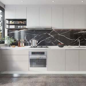 Muebles de Cocina Modernos de Madera Maciza con Diseño Multiusos y Estilos Personalizados - Product Image 1