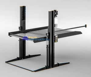 Elevador de Estacionamiento de Doble Columna, Elevador Hidráulico para Vehículos de 3200 kg para SUV y Camionetas <span class=keywords><strong>con</strong></span> <span class=keywords><strong>Plataforma</strong></span> Ancha - Product Image 5