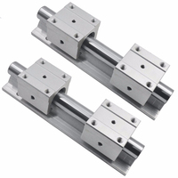 Roulements de bloc de Rail en aluminium à arbre linéaire SBR50UU-2500mm Arbre de mouvement linéaire CNC 50mm