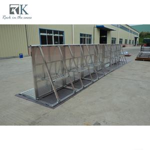 Barrera Móvil Plegable de Aluminio Retráctil Plateada 6082-T6 con Recubrimiento en Polvo Plateado y Negro con Sistema de Bloqueo - Product Image 2