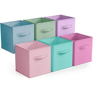 Cubo de Almacenamiento Cuadrado, Cesta Organizadora de Tela No Tejida para Estante, <span class=keywords><strong>Armario</strong></span>, Guardarropa, Ropa, Uso Doméstico - Product Image 2