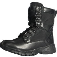 Bottes tactiques mi-mollet pour hommes, imperméables, confortables, à lacets, semelle en caoutchouc antidérapante pour la randonnée en plein air, l'entraînement, les voyages, le camping
