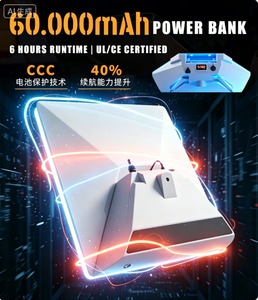 Batterie externe portable Starlink Mini 60000mAh 140W, étanche IP68, charge rapide 6H, sortie DC PD 140W, station d'alimentation de secours - Product Image 1