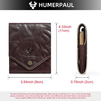 Dompet Pendek Kulit Asli Saffiano Gaya Retro dengan Pegangan Tangan, Kantong Koin, Tempat Pena, dan RFID Blocking, Cocok untuk Perjalanan Sehari-hari
