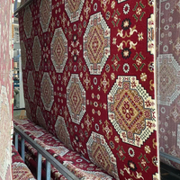 Imprimer tapis de prière de mosquée musulmane Axminster modèles personnalisés 4*25 rouleau tapis personnalisés tapis de prière de mosquée pour mosquée