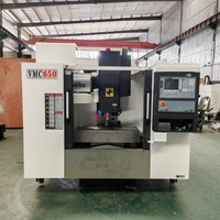 Centre d'usinage vertical 5 axes VMC650 GSK BT40, robuste, multifonctionnel, simple, 8000 tr/min, fabricant chinois, automatique
