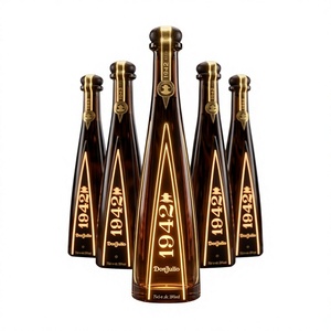 Etiqueta Adhesiva Luminosa LED Personalizada para Botellas de Vidrio, Impermeable, Estilo Art Deco, para Decoración de Fiestas y Discotecas - Product Image 1