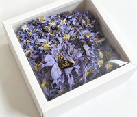 Bunga Teratai Biru Kering Pilihan, Bunga Lotus Utuh, Herbal Bunga Mesir untuk Ramuan Herbal yang Menenangkan