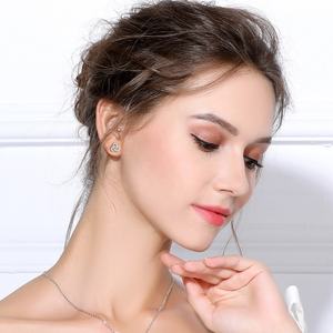 Ethnische S925 Sterling Silber solide platini erte keltische irische Knoten Ohr stecker - Product Image 5