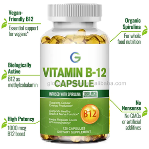 Capsule Softgel di Vitamina D3 K2 <span class=keywords><strong>B12</strong></span> OEM per Ossa Forti, Integratore Alimentare per la Salute del Cervello, Capsule Naturali di Vitamina <span class=keywords><strong>B12</strong></span> - Product Image 4