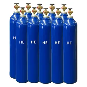 Zuurstof Waterstof Argon Helium Co2 Stikstof Gas Cilinder Hogedruk Naadloze Staal 40l/50l Aangepast Rond Gas Hoge Drie Poten