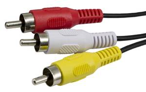 Câble audio vidéo AUX stéréo 3,5 mm vers RCA AV Caméscope 3,5 mm mâle vers 3RCA mâle pour smartphones, MP3, tablettes, haut-parleurs, home cinéma - Product Image 4