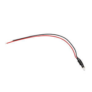 7.5 V-12 V con filo di LED 3 millimetri a testa Piatta sconfinato perline Lampada LED diodo luminoso con cavo 30 CENTIMETRI - Product Image 6