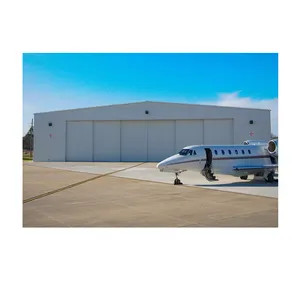insulated prefab steel building kits for Private airplane hangars / Aircraft maintenance House