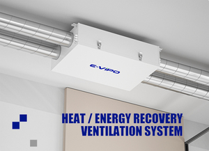 NOUVEAU DESIGN E-VIPO HRV Ventilation Résidentielle Maison ERV Ventilation <span class=keywords><strong>Double</strong></span> <span class=keywords><strong>Flux</strong></span> Plafond Système de Ventilation Domestique - Product Image 2