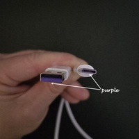 Vente en gros de supermarchés câbles de données USB C 2 en 1 à 8 broches
