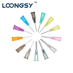 Kk lưỡi lê thép không gỉ Nhựa 16G 18g 20g 22g 24g 25g 26g 27g 1/4 ''1/2'' 1 ''1.5 inch ống tiêm cap tip ngành công nghiệp keo kim - Product Image 2