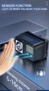 Nouveau double lumière <span class=keywords><strong>pas</strong></span> <span class=keywords><strong>cher</strong></span> phare Rechargeable XPG projecteur LED pêche projecteur phare pour Camping - Product Image 5